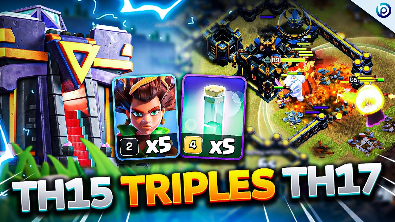 TH15 vs TH17 Strategy EXPLAINED | Triple Higher Town Hall in CWL 2025