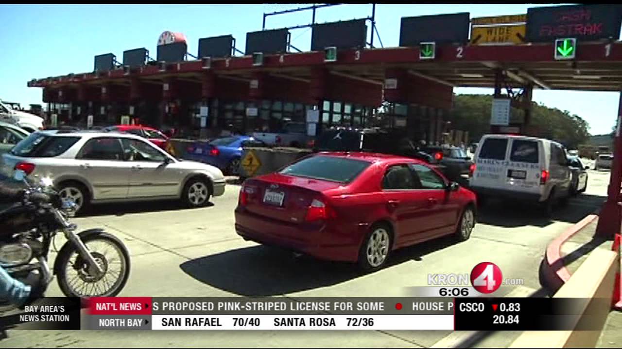 Signs Go Up in Preparation for Electronic Tolls on Golden Gate Bridge