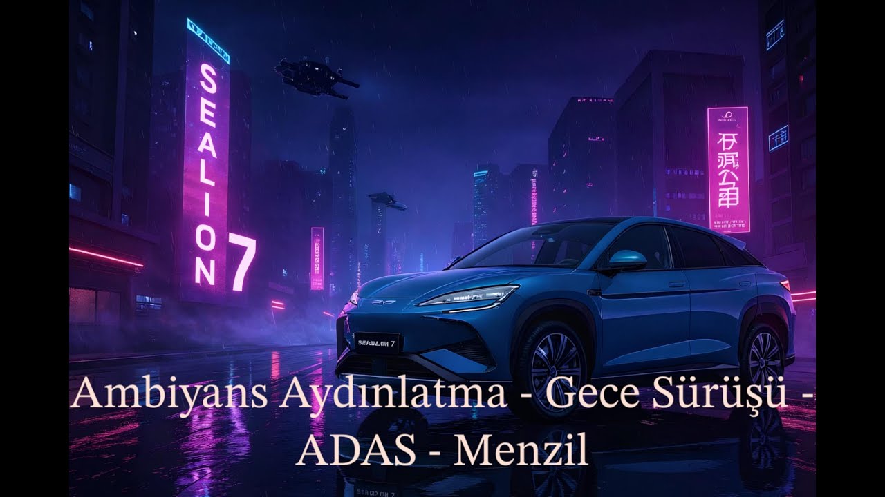 BYD Sealion 7 Ambiyans Aydınlatma - Gece Sürüş - ADAS - Menzil
