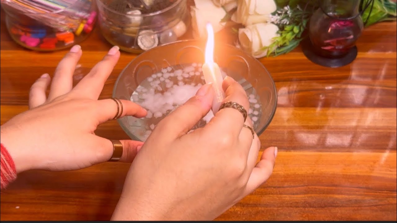 Candle wax🕯️🔥उनके दिल में क्या है आपके लिए❤️Unke dil m kya hai apke liye 🔥💫Tarot in hindi