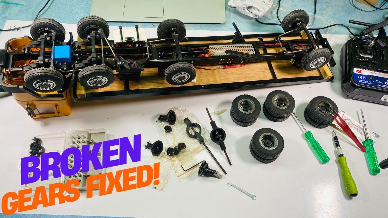 గేర్ సమస్య Fixed! 🚛 | RC Truck Broken Gears Repair 🔧