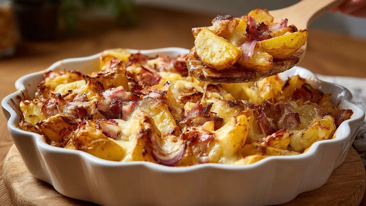 Простой и вкусный рецепт картофеля по-деревенски, который всем нравится!