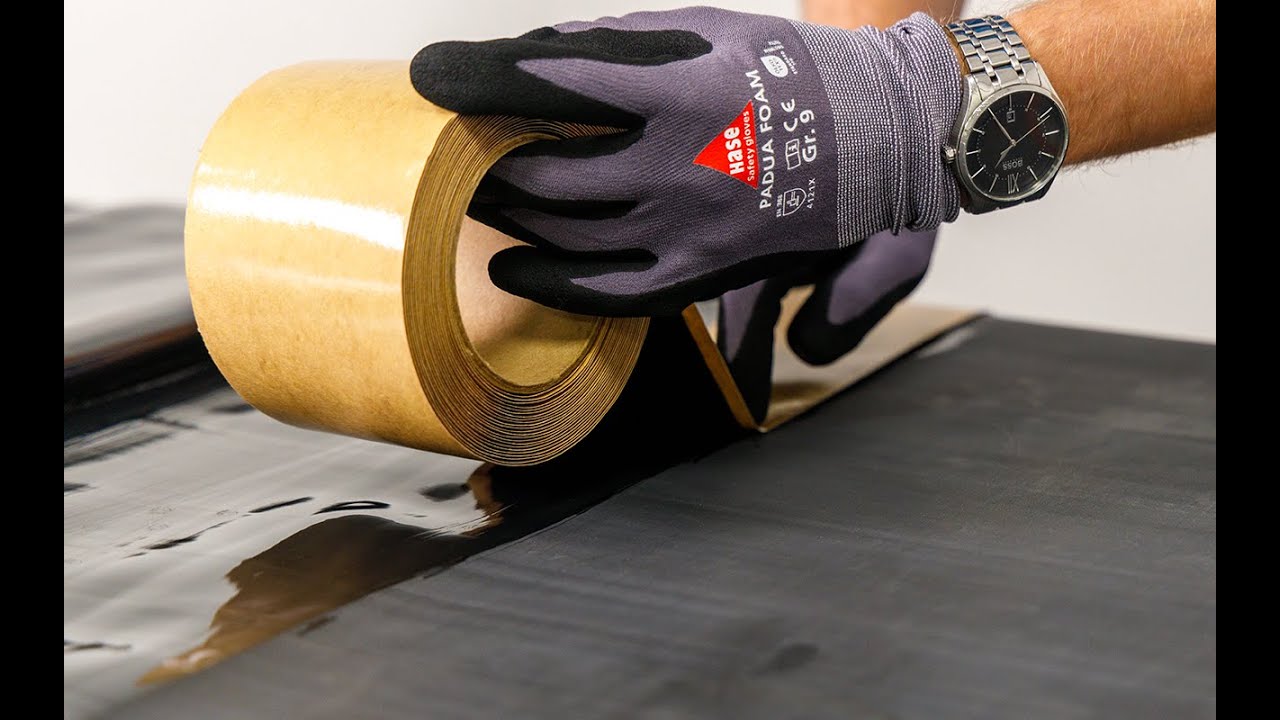 2 stukken EPDM dakbedekking aan elkaar maken | XXL Direct