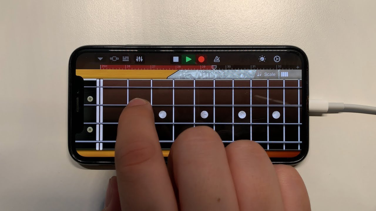 Mighty Morphin Power Rangers on iPhone (GarageBand)