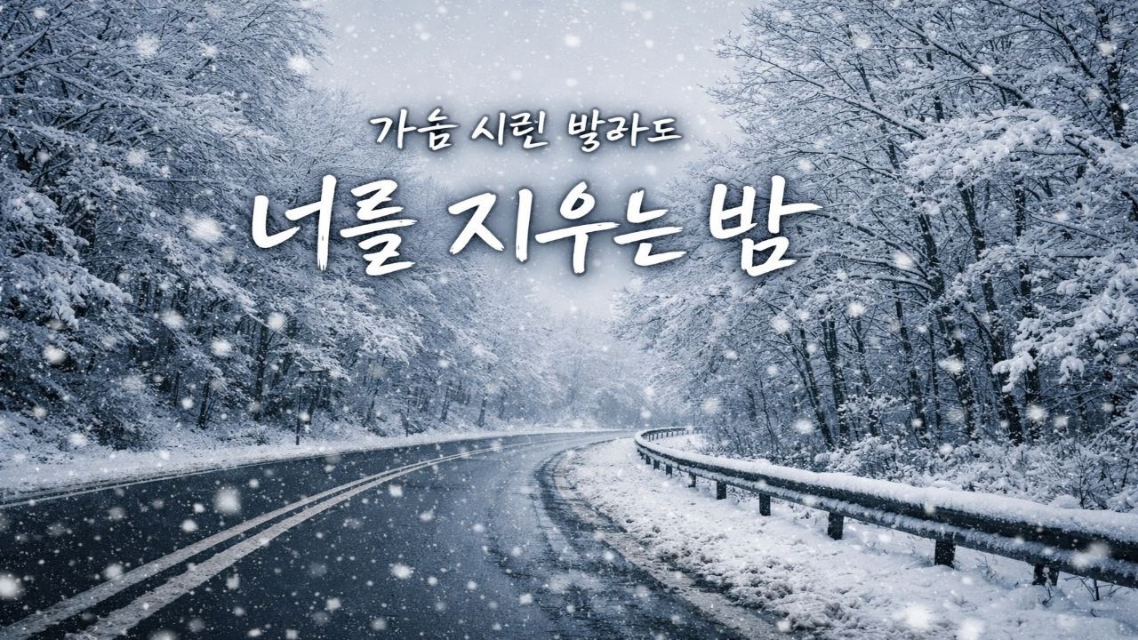 눈내린 겨울밤 가슴 시린 발라드 #발라드 #가슴시린 발라드 #겨울노래