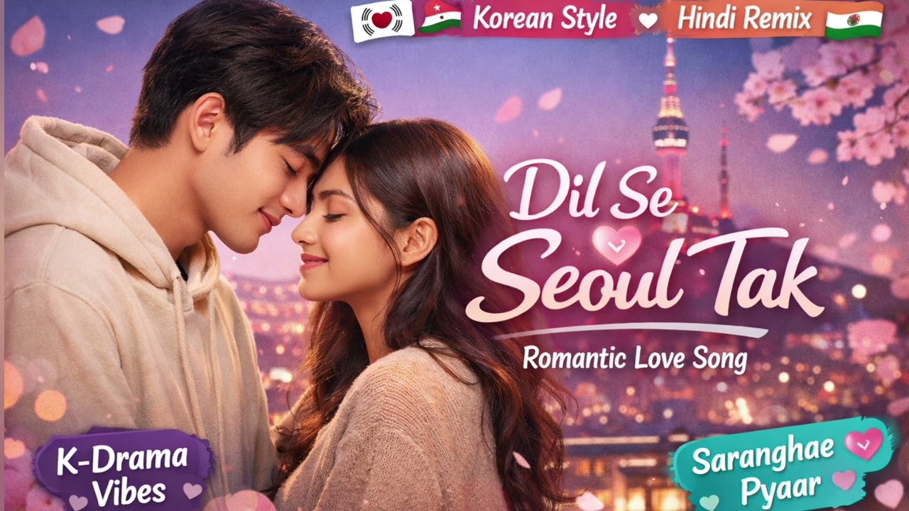 Dil Se Seoul Tak ❤️ | Korean Style Hindi Remix | Romantic Love Song | K-Drama Vibes