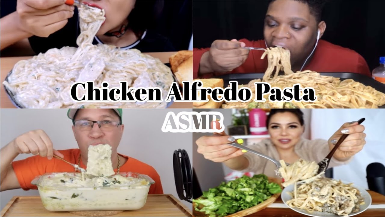 Extremely Creamy 'Chicken Alfredo Pasta' 🍗🍝 ASMR | Compilation