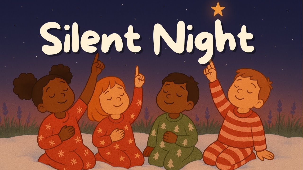 Silent Night 2025 | Gentle Christmas Lullaby for Children | Low Stimulation Bedtime Carol
