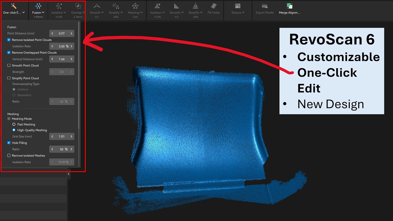 First Look at RevoScan 6: Completely New Design of Revopoint Software