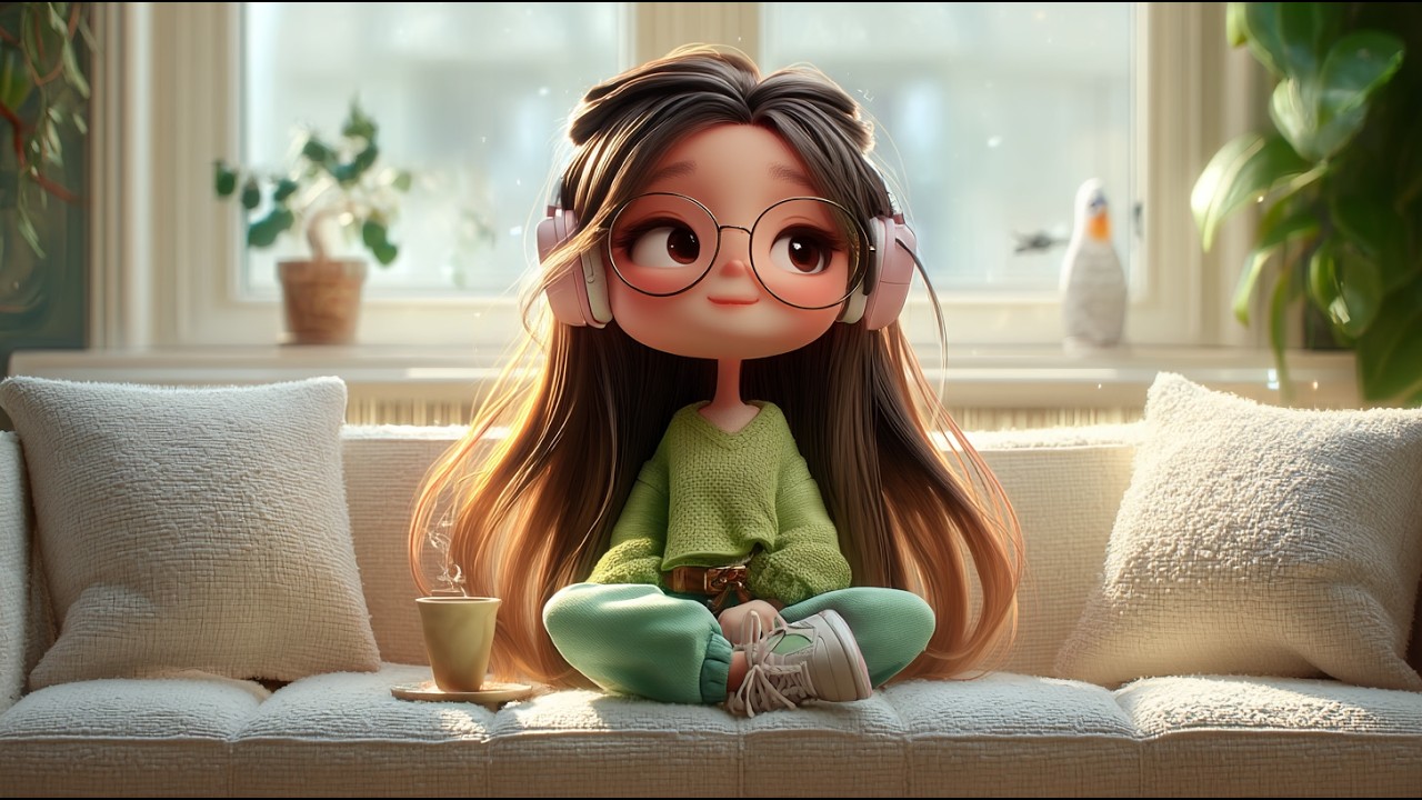 Warm Analog De-Stress Lo-Fi ☕ Calm Beats for Focus, Relaxing Background Music