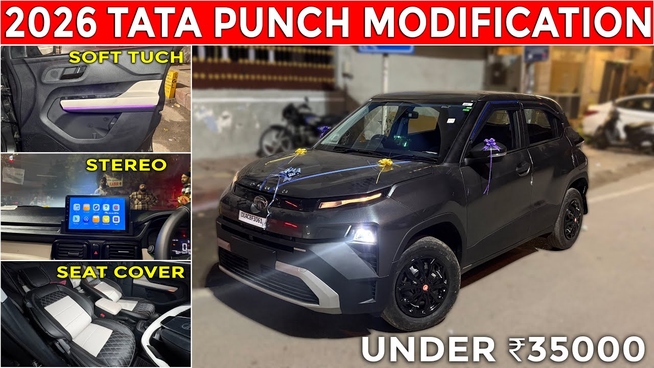 UNDER 35000✅ 2026 TATA PUNCH SMART MODIFICATION✅ TATA PUNCH FACLIFT MODIFIED✅ TATA PUNCH PURE ✅