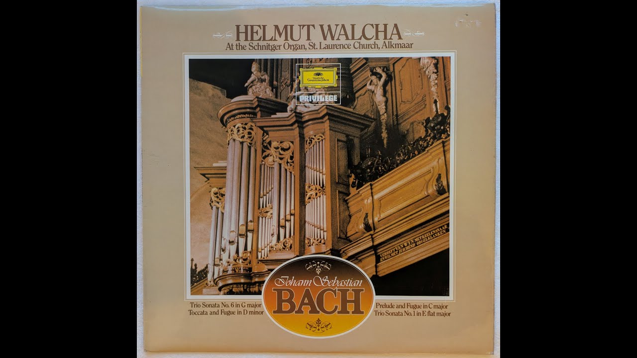 J. S. Bach (1685–1750) - Helmut Walcha - Organ Works BWV 565, 530, 547, 525, (Vinyl 1957) 135 046