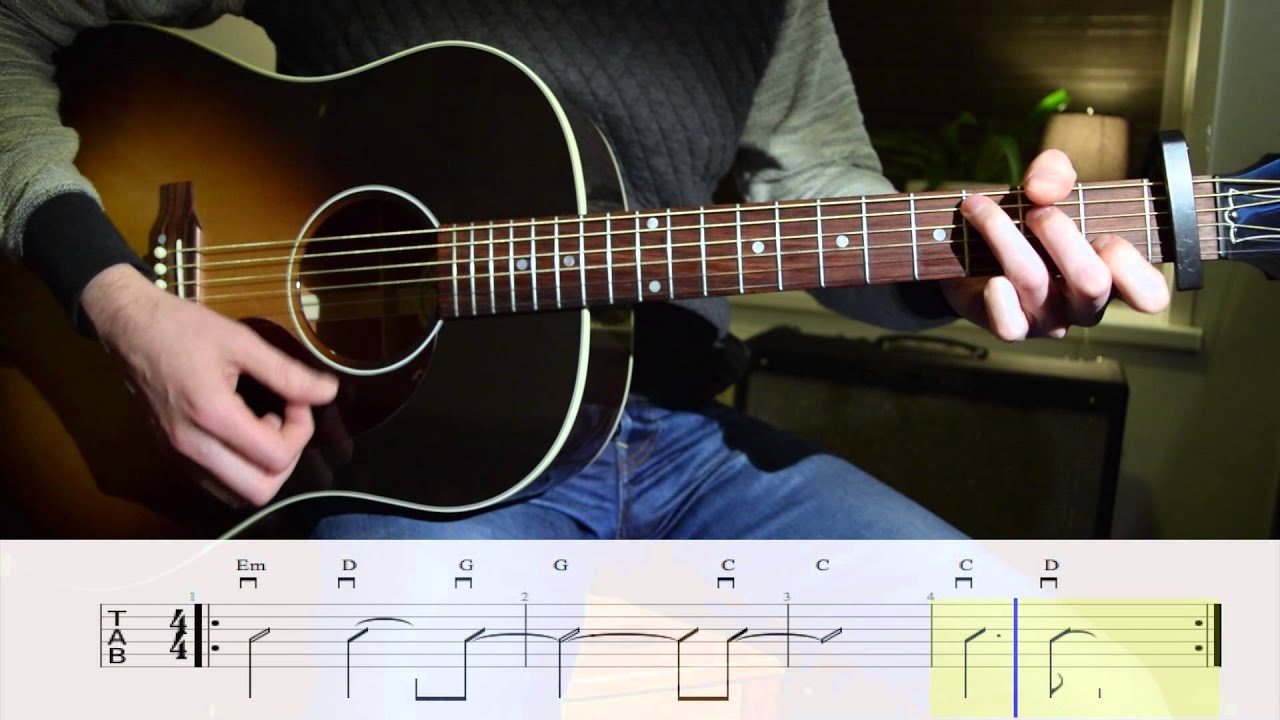 Guitar Tutorial One last time - Ariana Grande