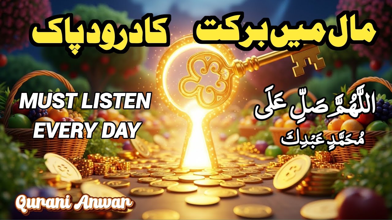 Darood for Barakah in Wealth | Maal Mein Barkat Ka Durood | Qurani Anwar