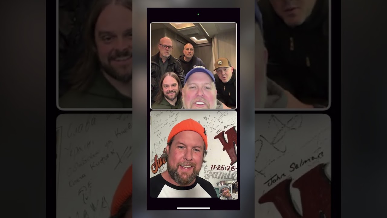 TobyMac FaceTime call with MercyMe & Zach Williams