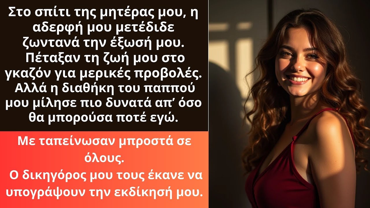 «Είσαι απλώς ένα παράσιτο», είπε η μητέρα μου — μπροστά σε εκατοντάδες. Μήνες αργότερα...