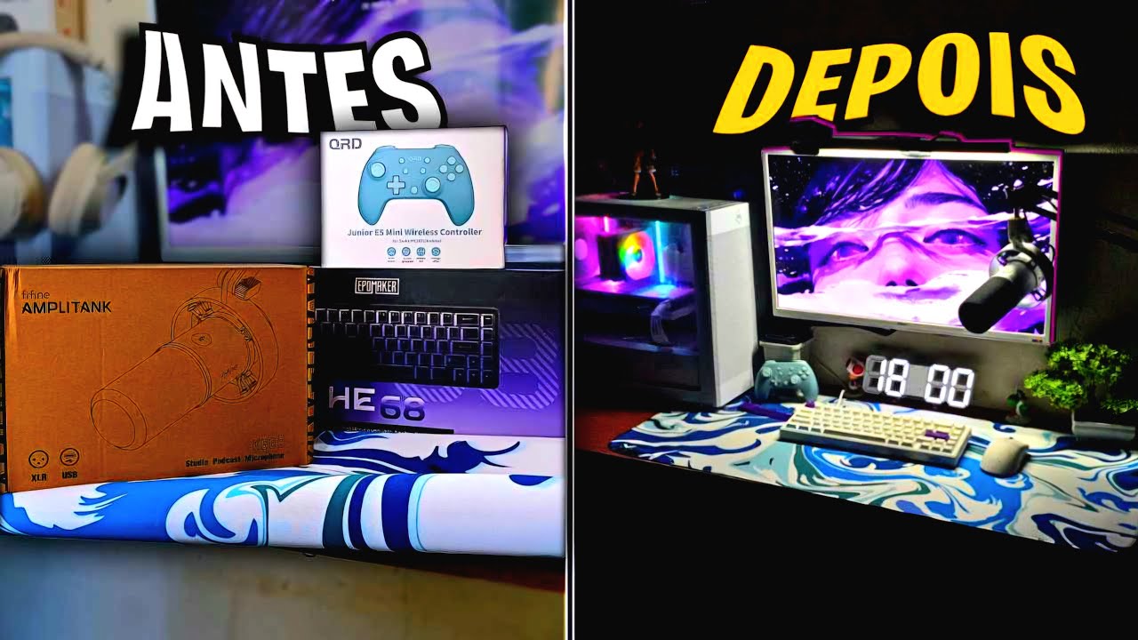REFORMEI meu Setup dos Sonhos em 2025! (Ficou INCRIVEL...)
