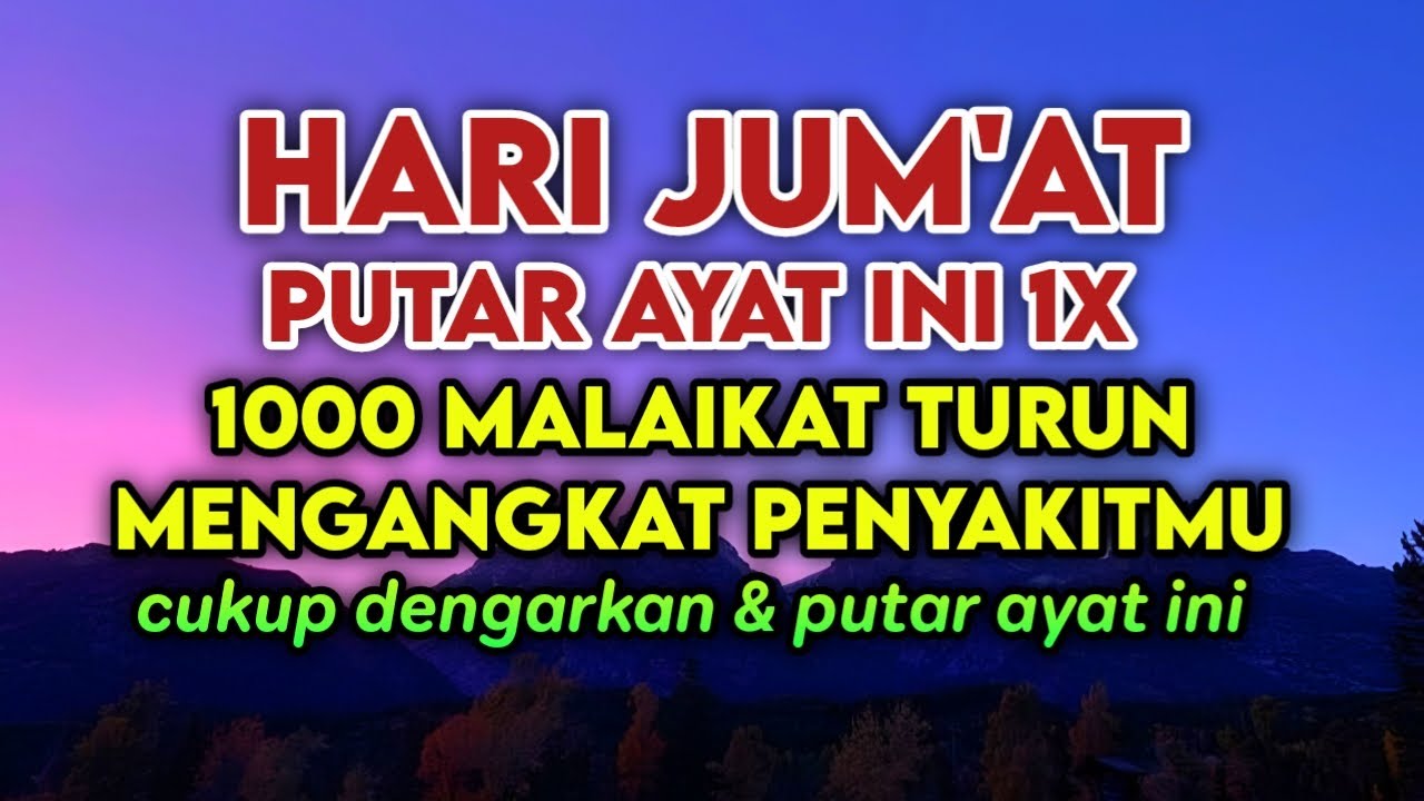 HARI JUMAT SPESIAL SYA'BAN🤲 SEPARAH APAPUN SAKITMU, SEMBUH DENGAN RUTIN MENDENGARKAN DZIKIR INI❗