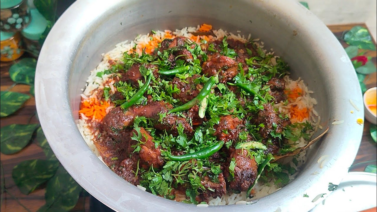 1/2 kg easy and delicious chicken biryani detailed recipe for beginners!! chicken biryani recipe!