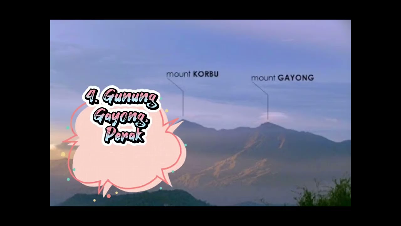 7 Gunung Tertinggi di Semenanjung Malaysia (G7)