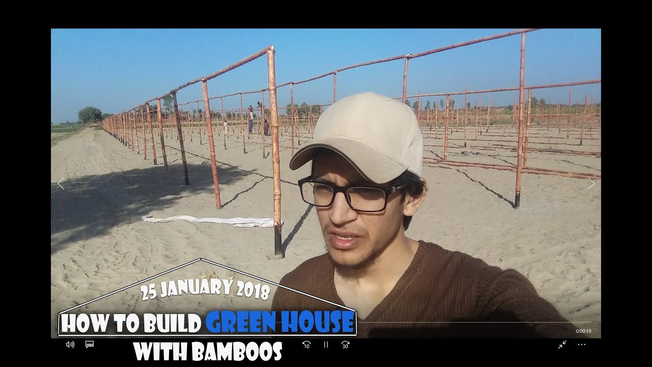 how to build a greenhouse with bamboos |greenhouse construction