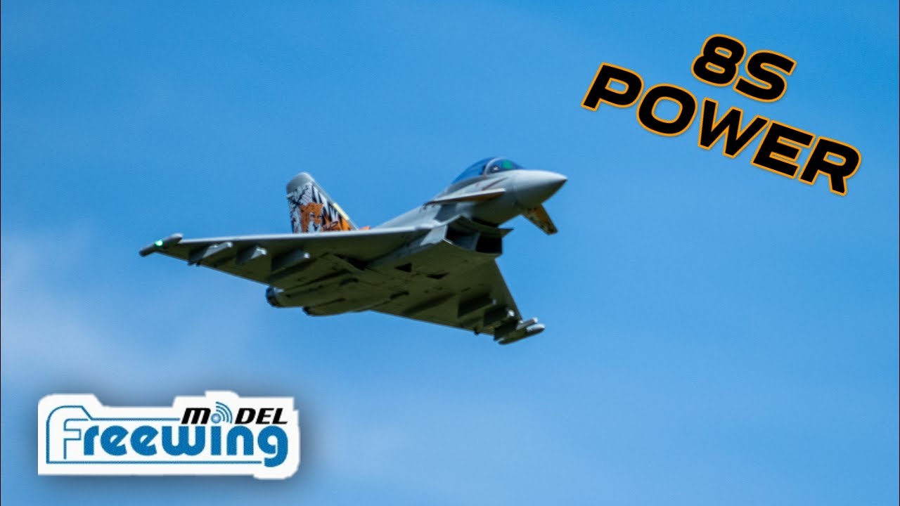 Maiden + Second Flight: Freewing Eurofighter Typhoon V3 90mm 8S