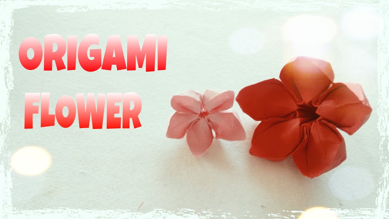 Origami Flower Instructions - Origami Easy