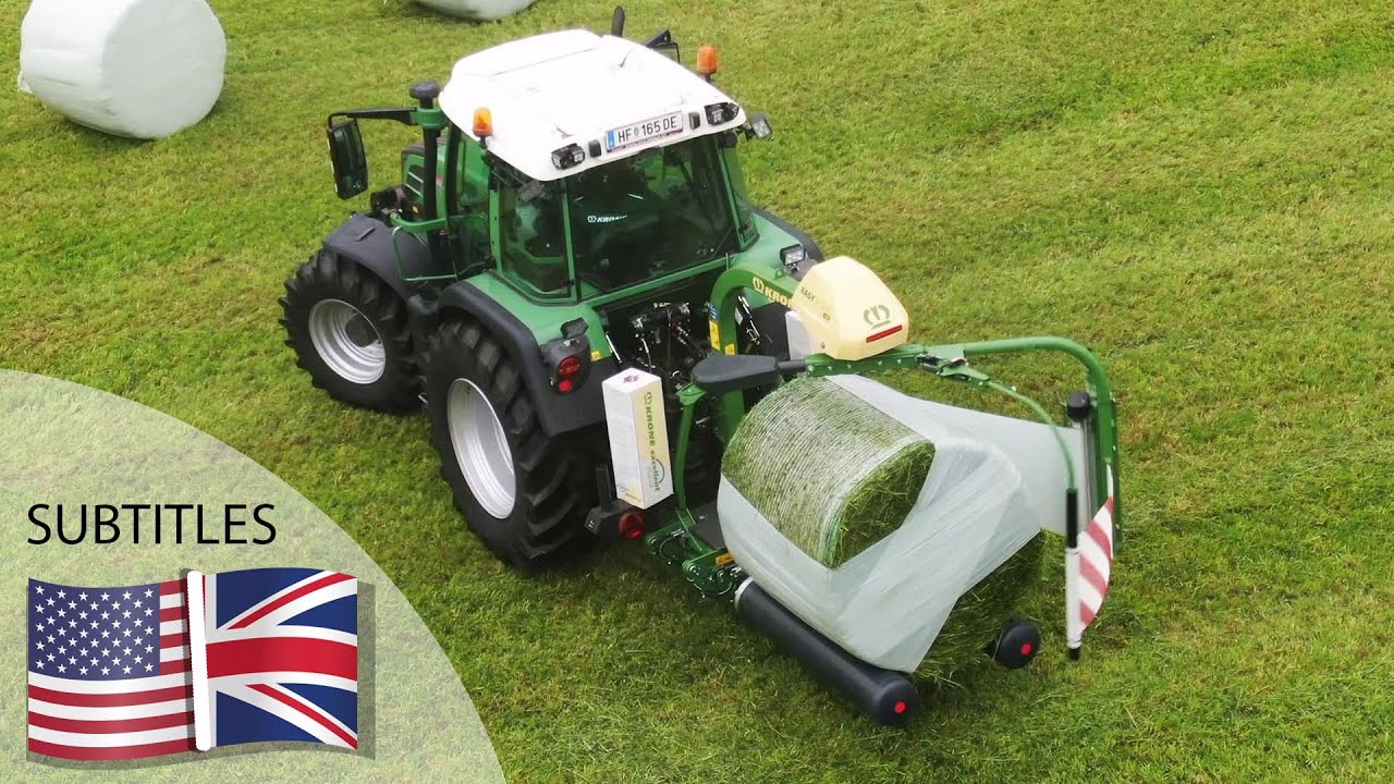 EasyWrap 150 –  First bale wrapper from KRONE