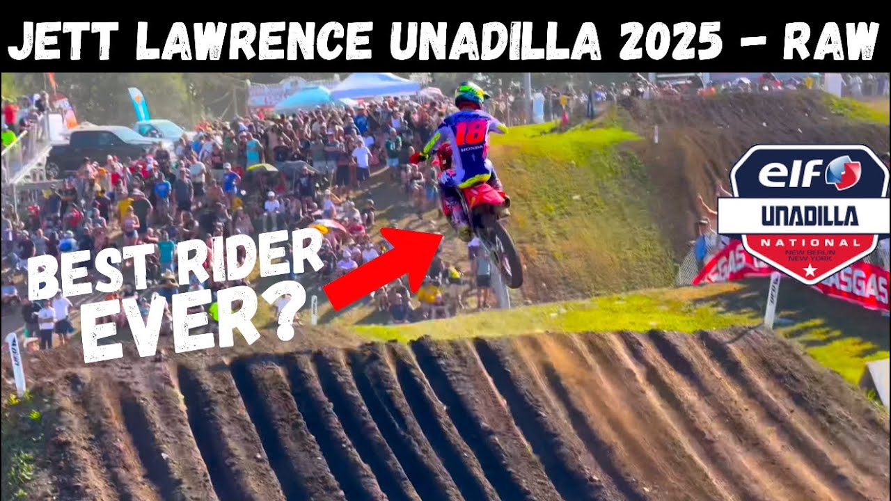Jett Lawrence Makes Unadilla Pro National 2025 Look EASY! Raw Timed Qualifying & Motos