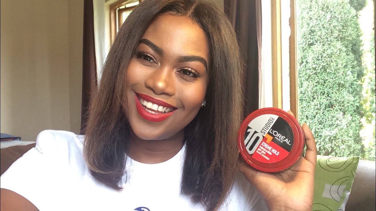 How To Secure A Lace Wig | L'Or&eacute;al Xtreme Hold Gel-Glue | South African Youtuber
