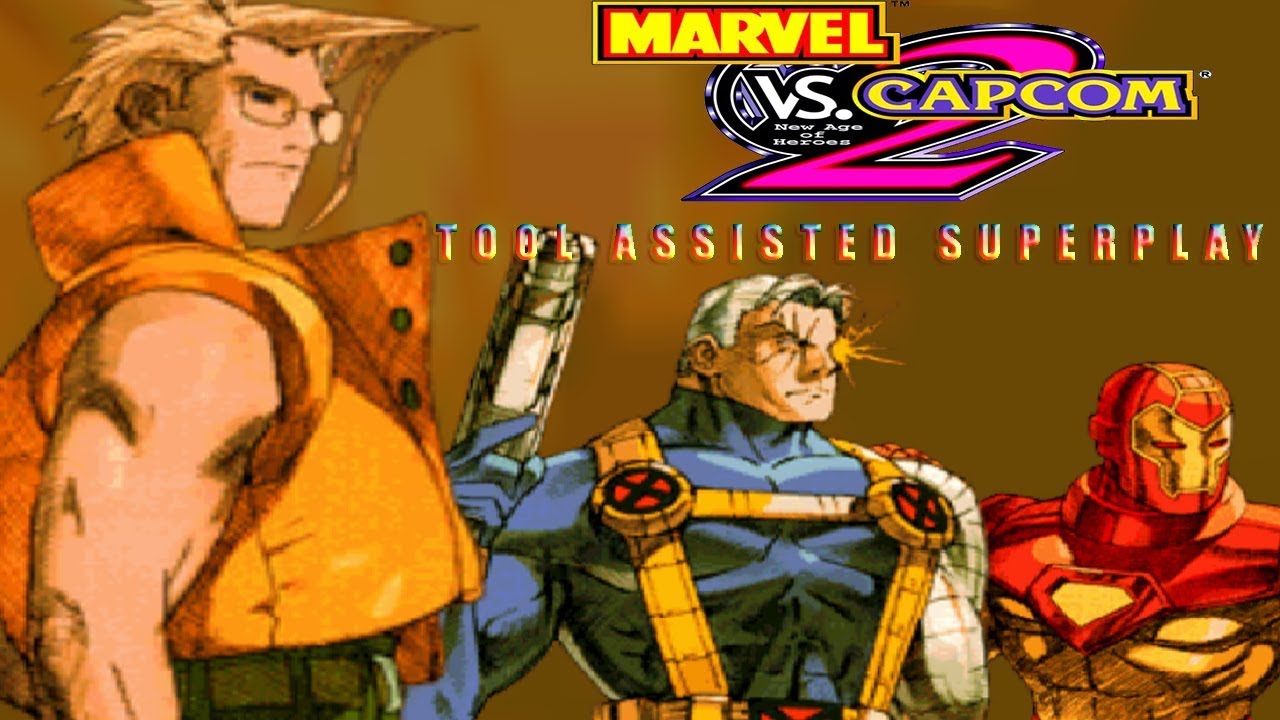 Marvel vs Capcom 2 - Ironman|Charlie|Cable【TAS】