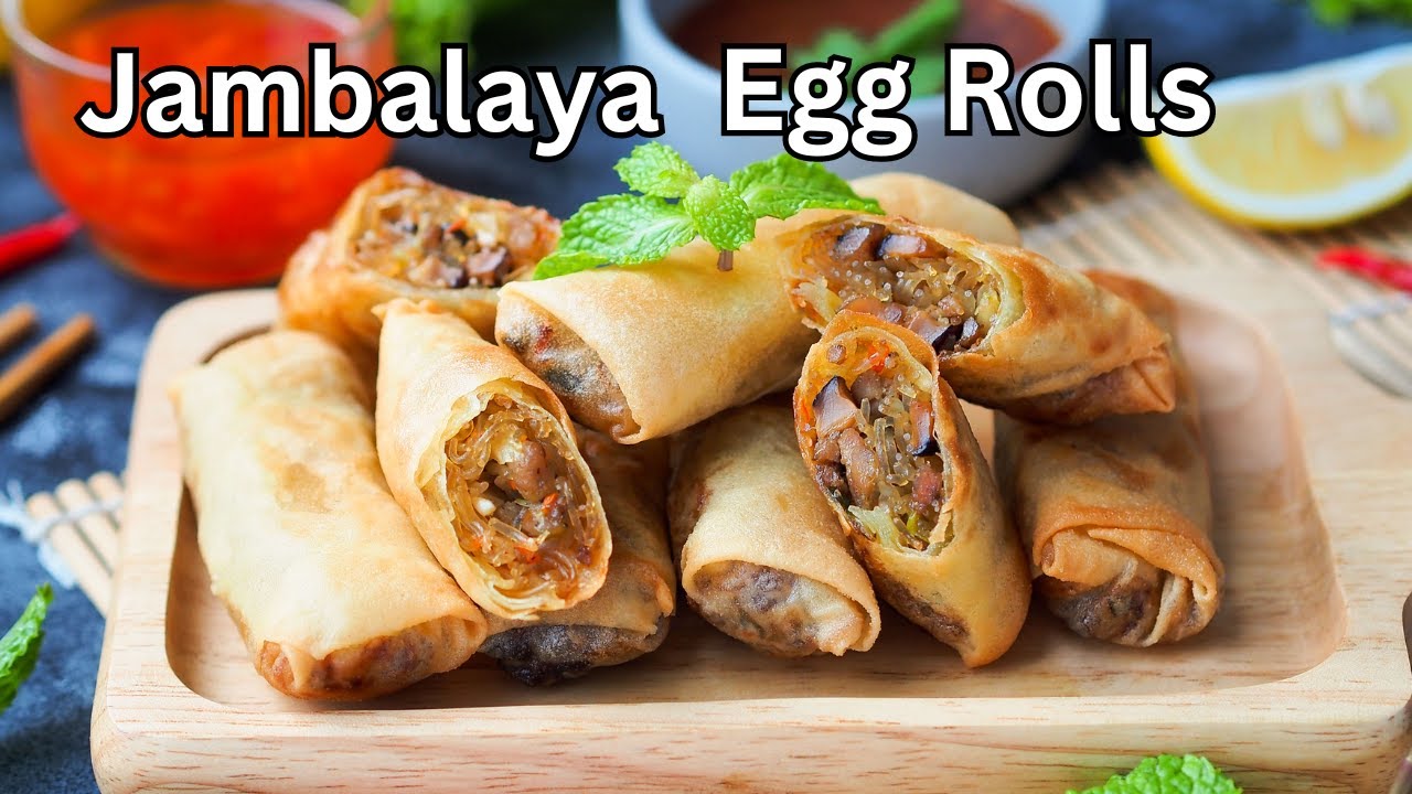 Jambalaya Egg Rolls | An Incredible Combo