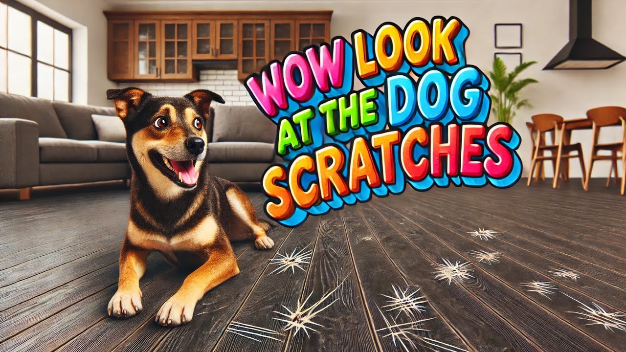 Engineered Hardwood Floors with Dog Scratches (Full Video with Details)