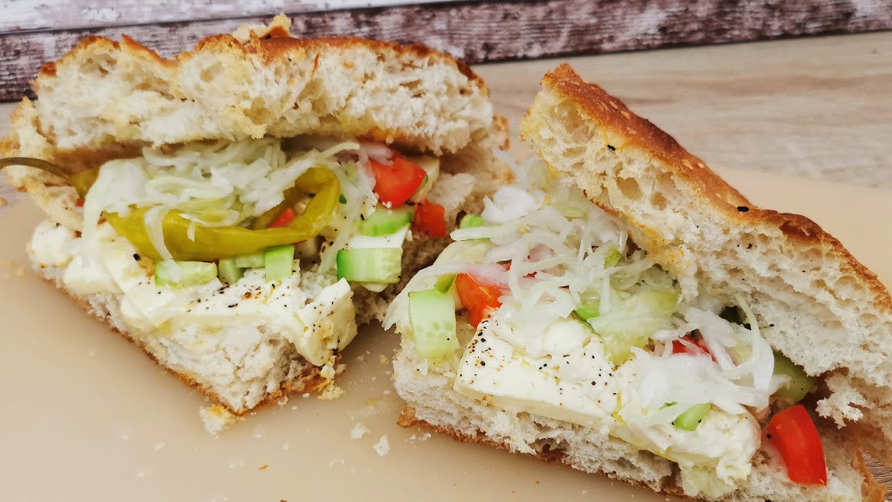 Zum dahinschmelzen 🤤 Schafskäse im Fladenbrot - in 5 Minuten zubereitet! 🌮