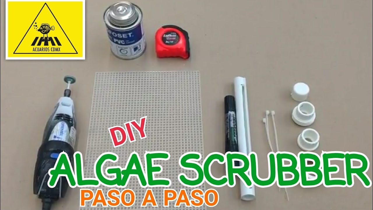DIY ALGAE SCRUBBER PASO A PASO