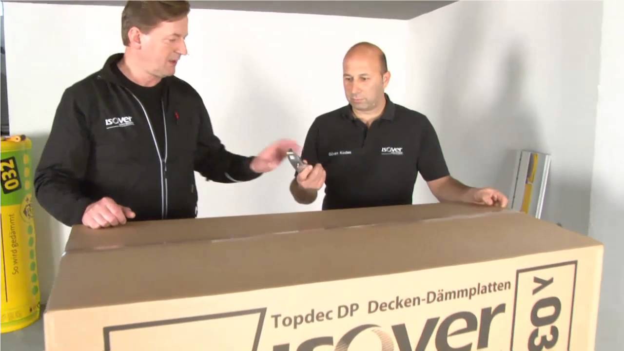 Keller- und Tiefgaragendeckendämmung mit Topdec ✔ ISOVER live ★ Web TV für Handwerker