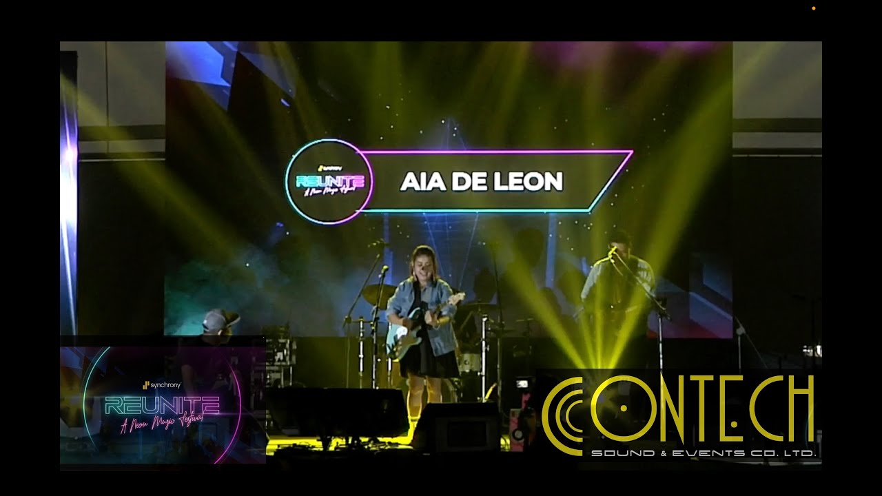 Aia De Leon live at Synchrony Reunite Neon Music Festival