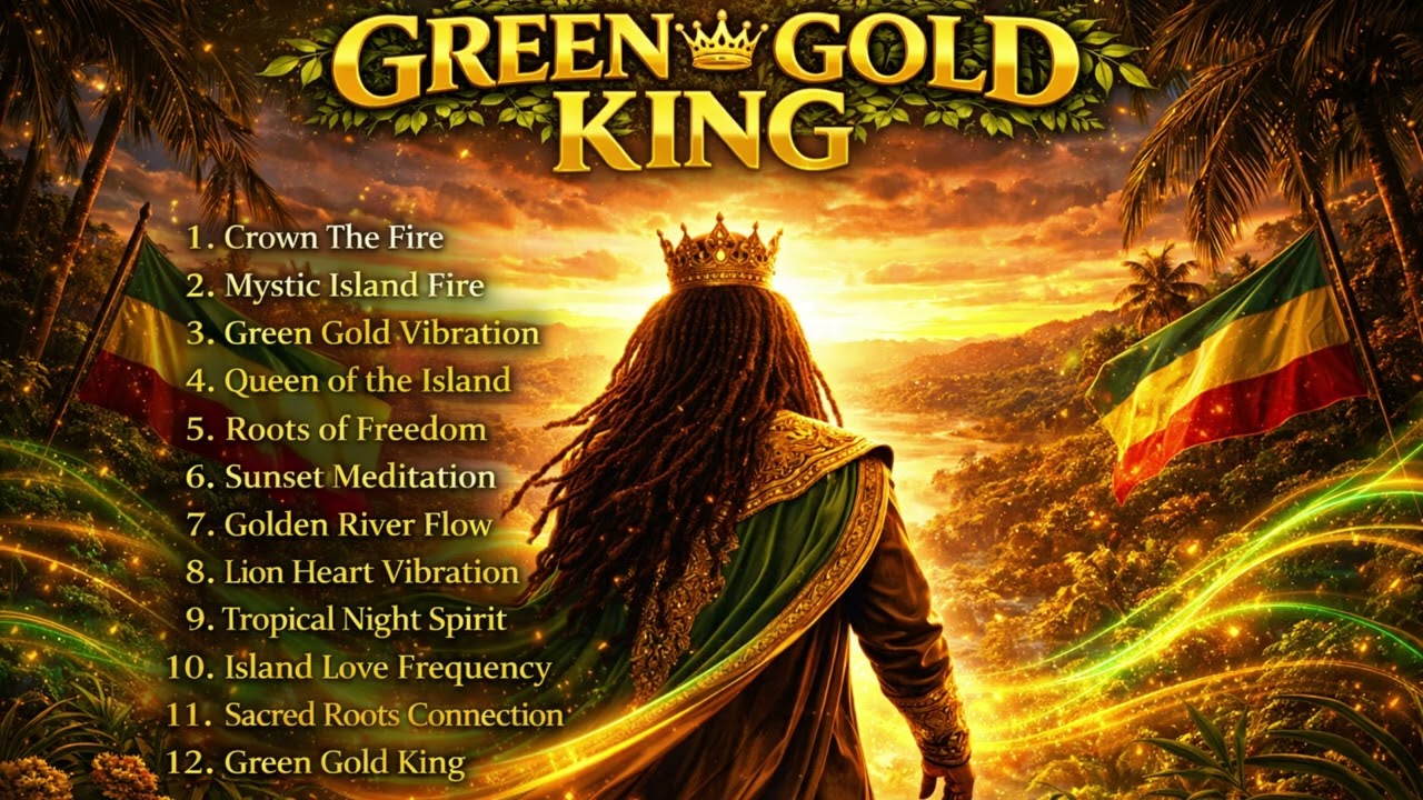 GREEN GOLD KING 👑🌿 2 HOURS Reggae Chill & Roots Vibes | Relaxing Tropical Music Playlist