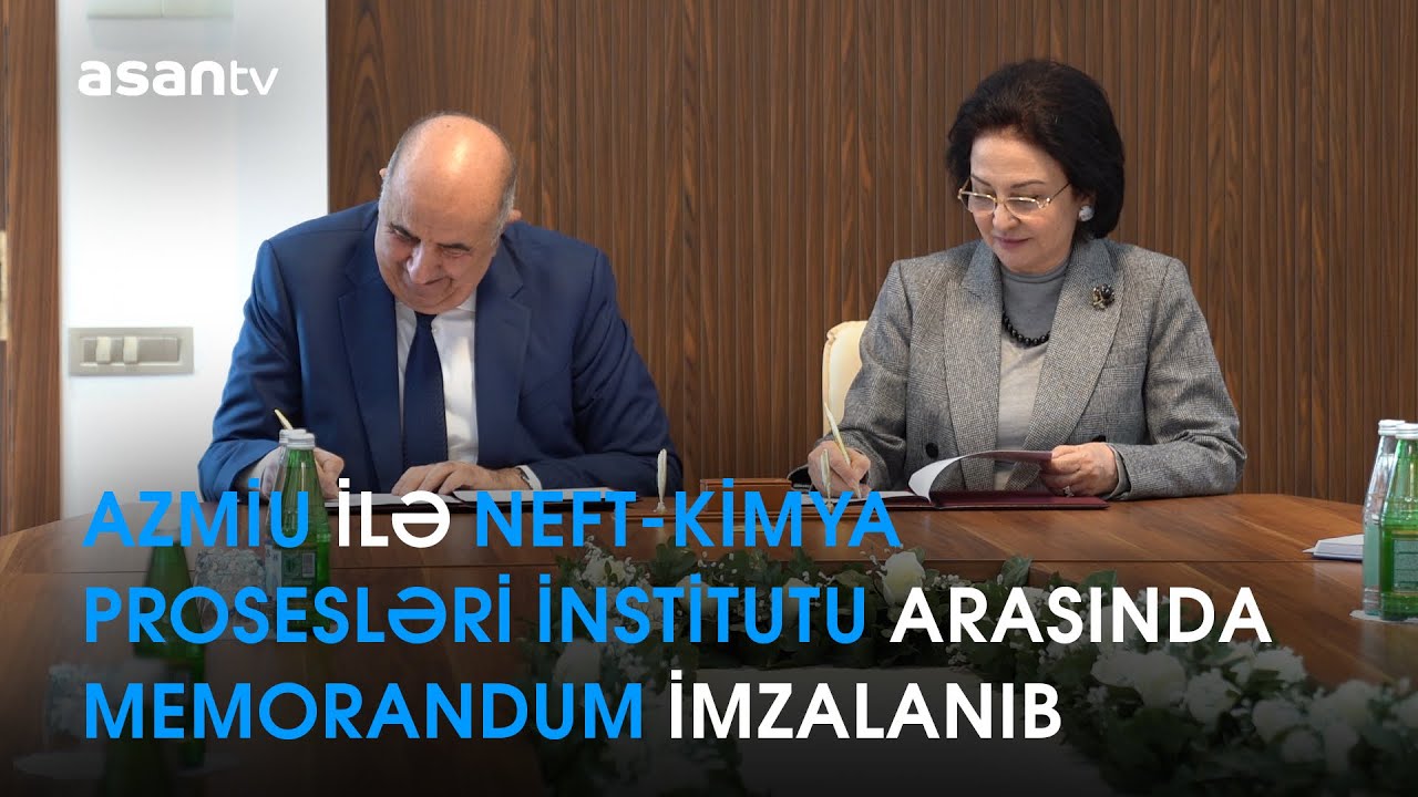 AZMİU ilə Neft-Kimya Prosesləri İnstitutu arasında memorandum imzalanıb