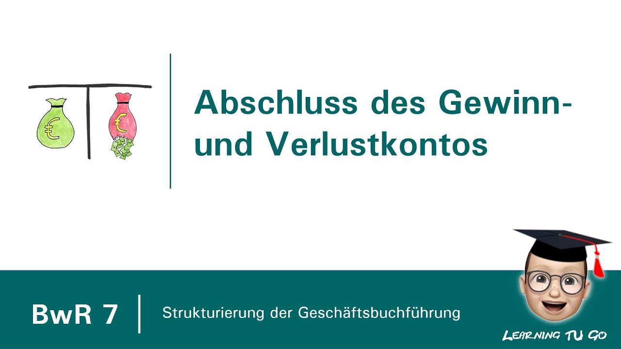 BwR 7 | Abschluss des Gewinn- und Verlustkontos