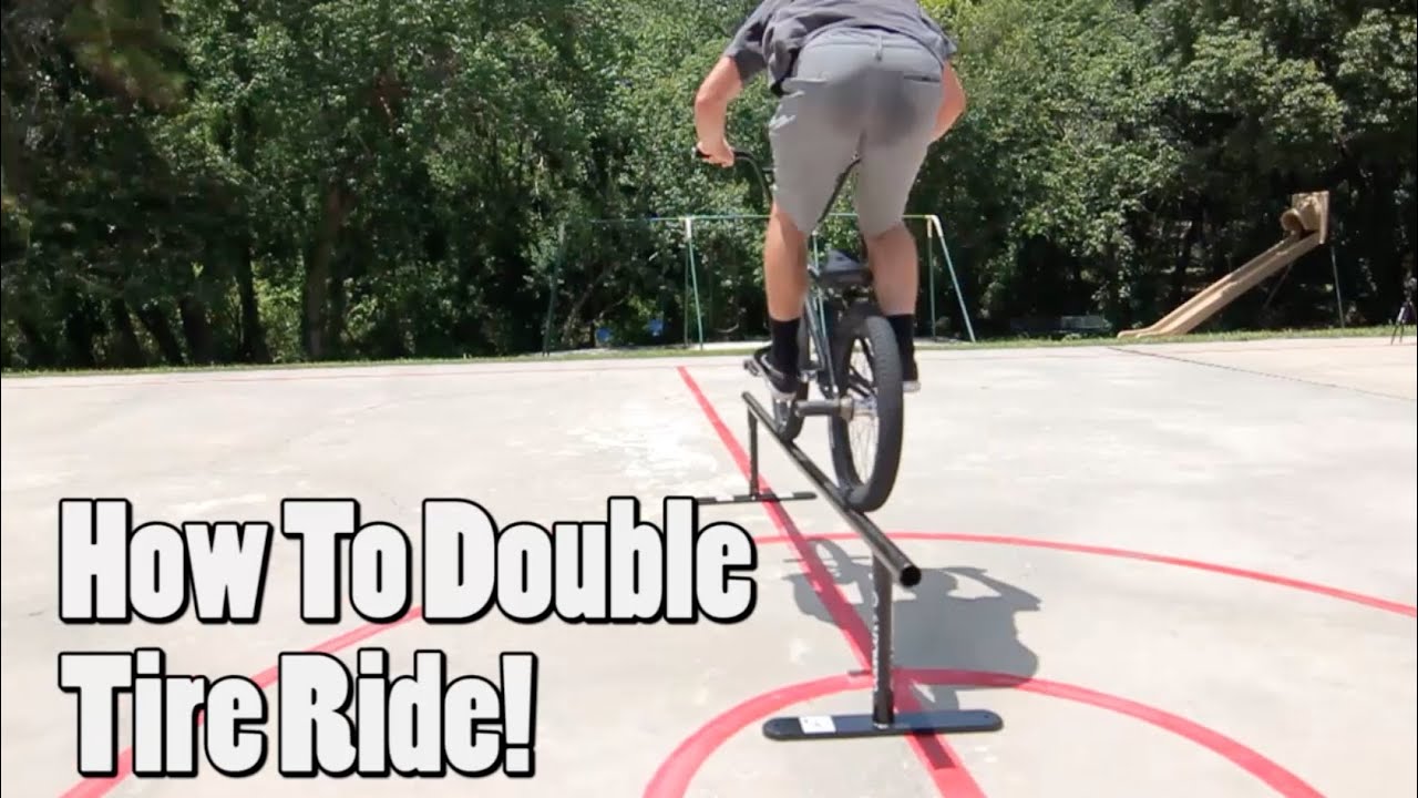 BMX - HOW TO DOUBLE TIRE RIDE - SUBROSA BRAND BMX
