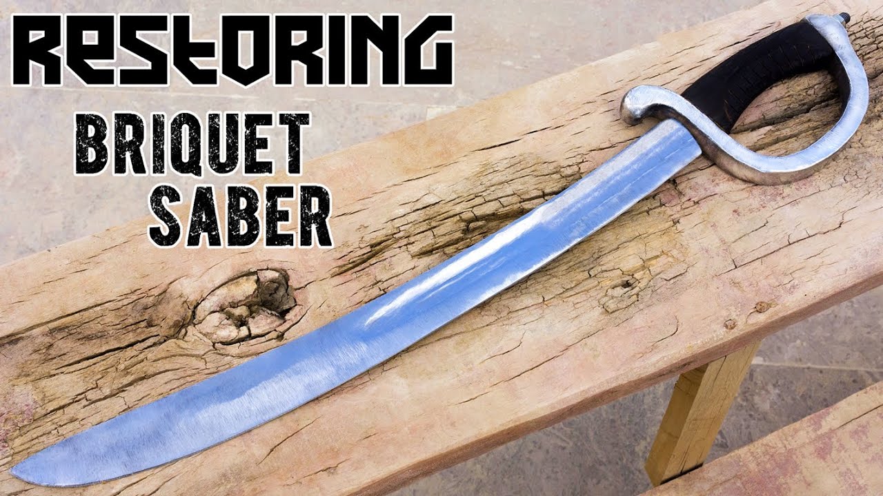 Rusty Antique BRIQUET SABER Restoration