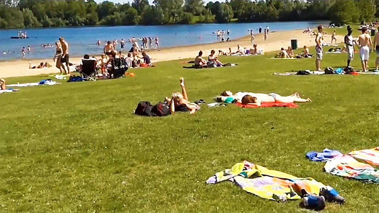 Badesee Slingeplas (Meddo) in Bredevoort bei Aalten in Niederlande (Holland)