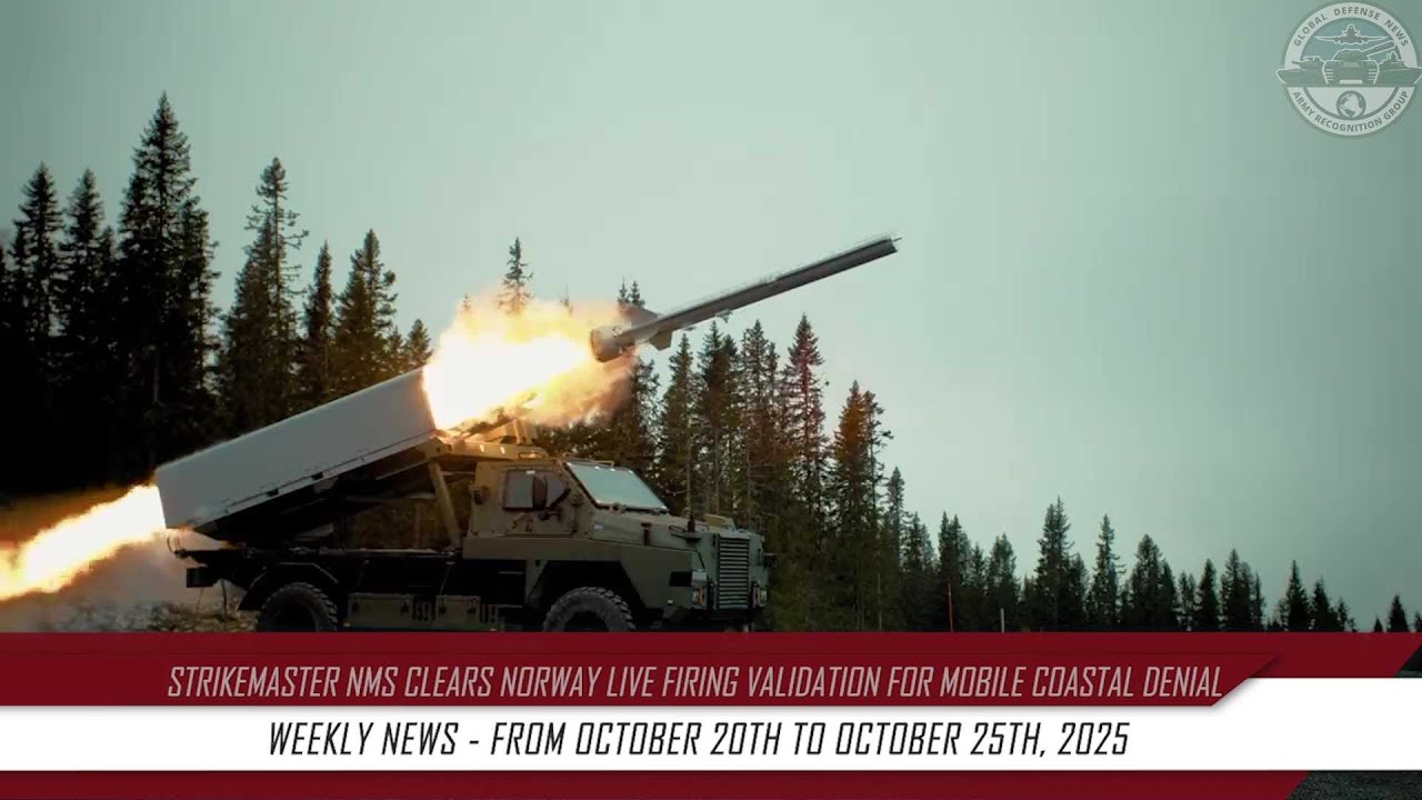 Top Defense and Security News | Land, Air, Sea Military Updates | 20&ndash;25 October 2025