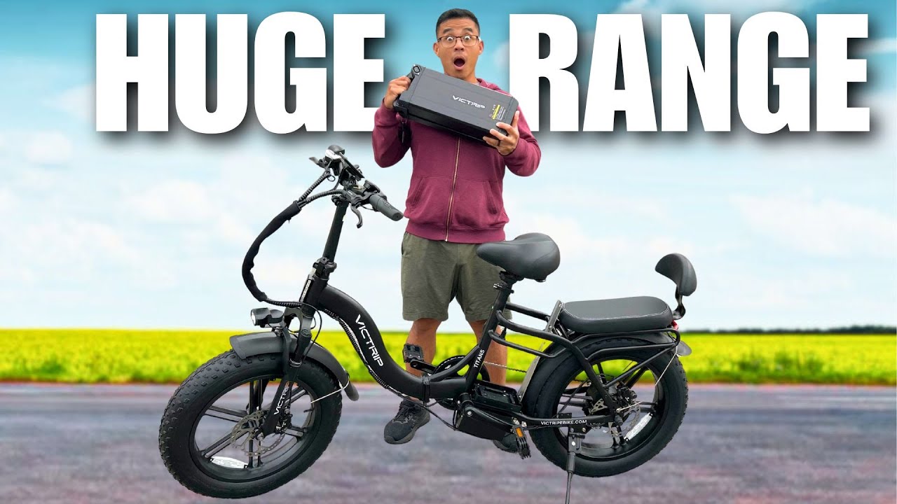 This Folding Ebike Has A GIANT BATTERY! | Victrip Titan S Review