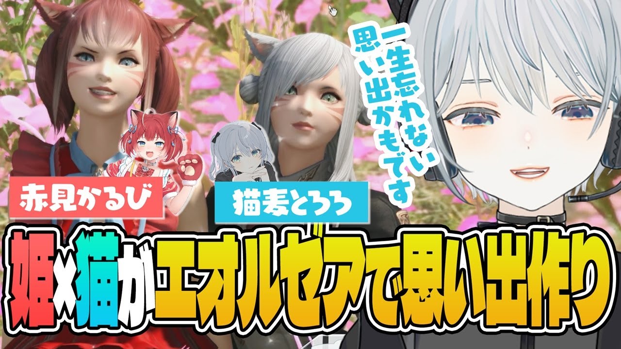 【The k4sen FF14】配信時間12時間越え！？ミラプリとスクショの旅がやめられない姫と麦かもです！- FINAL FANTASY XIV｜© SQUARE ENIX【猫麦とろろ/赤見かるび】