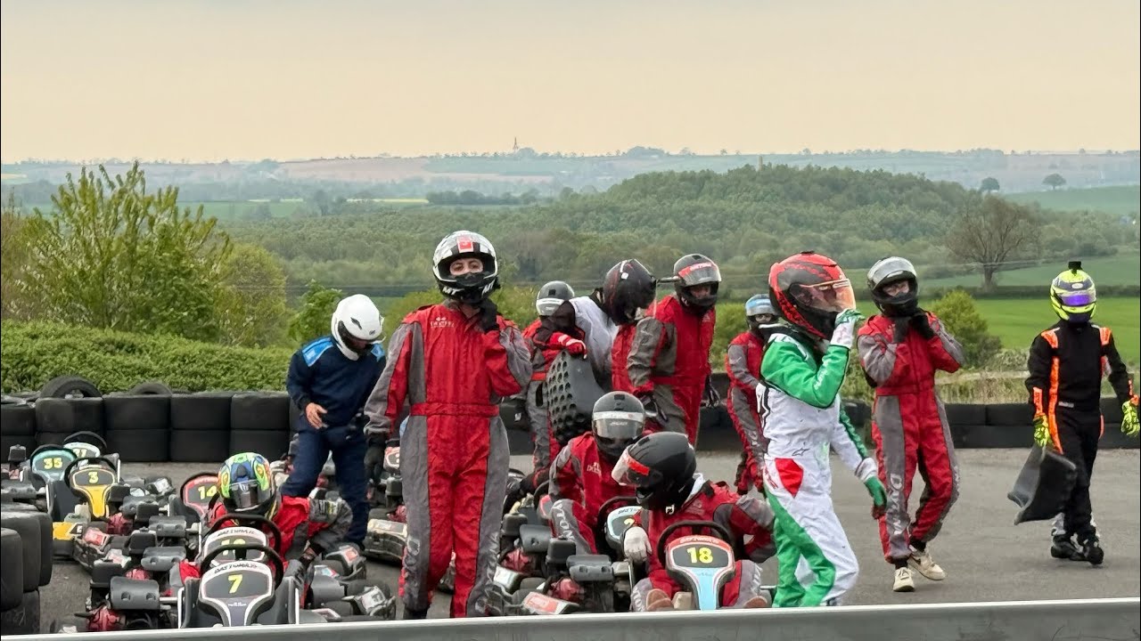 Daytona Tamworth 10 year anniversary event. N35-ST karting. AJ RACING.