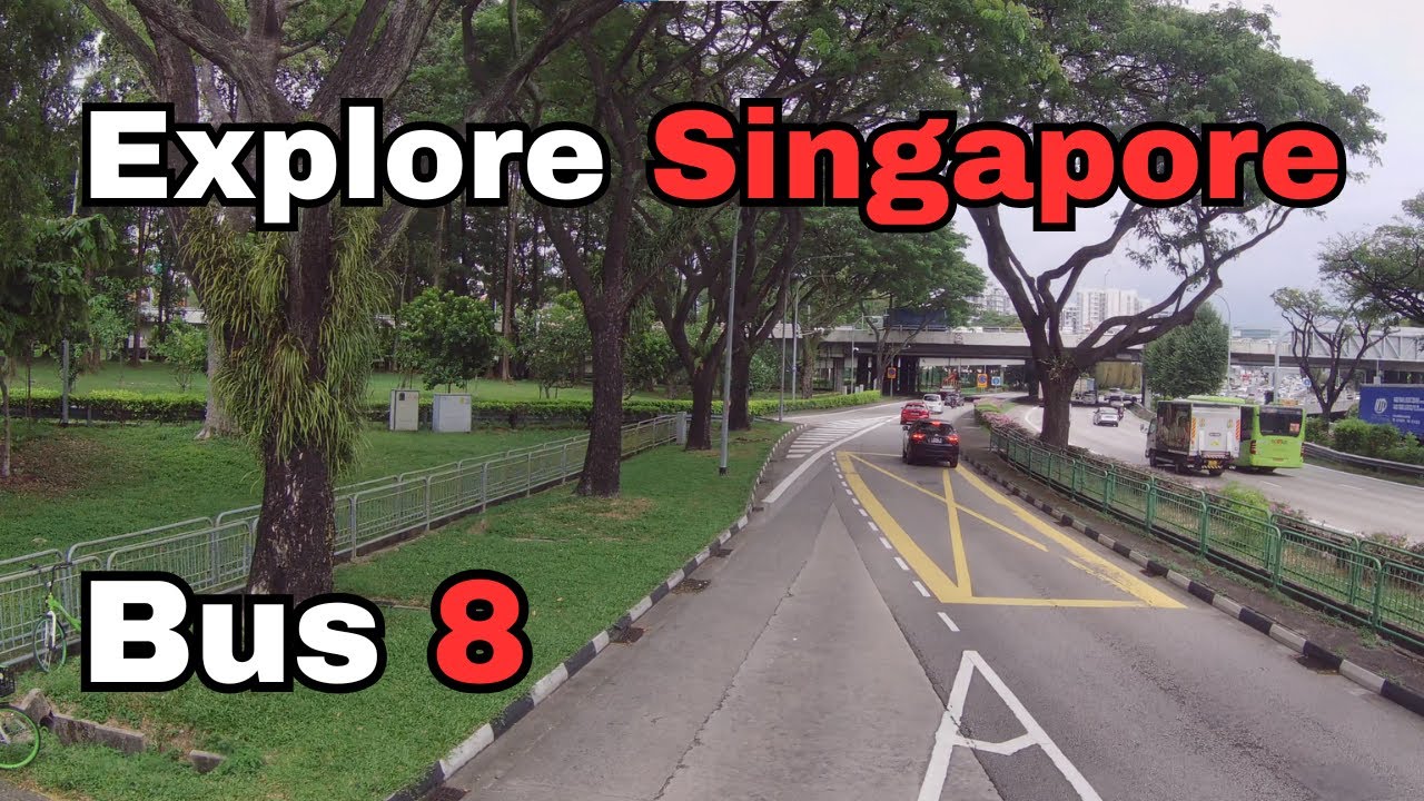 [4K] Explore Singapore on Bus 8 (Toa Payoh to Tampines)