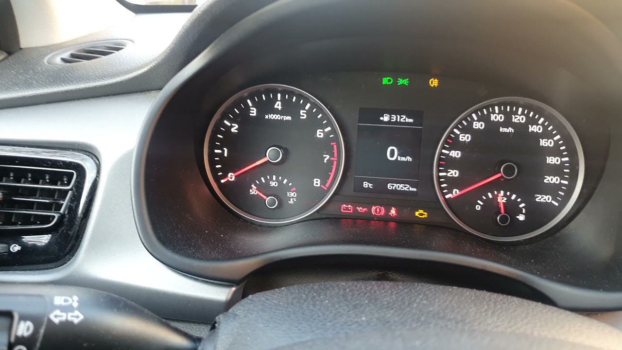 Beleuchtungseinrichtung Kia Ceed. Vorbereitung  auf  Fragen in der praktische Prüfung.