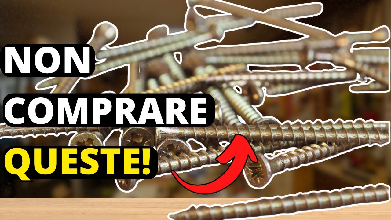 Ci&ograve; che i FALEGNAMI sanno sulle VITI per legno (e tu no 😳)